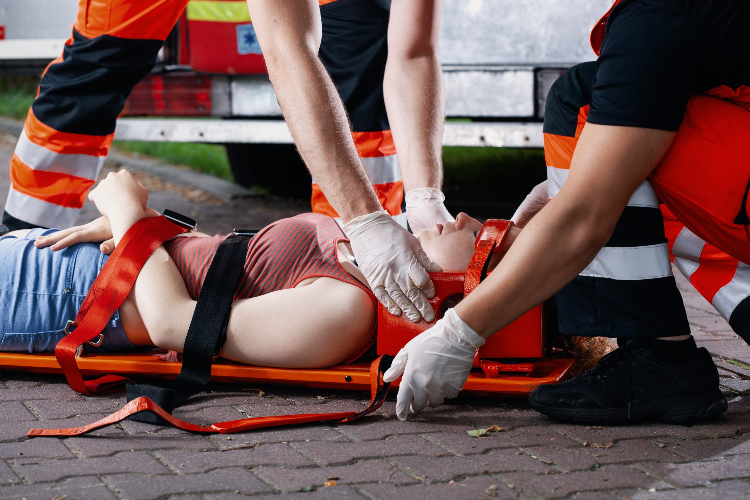 EMT conducting CPR